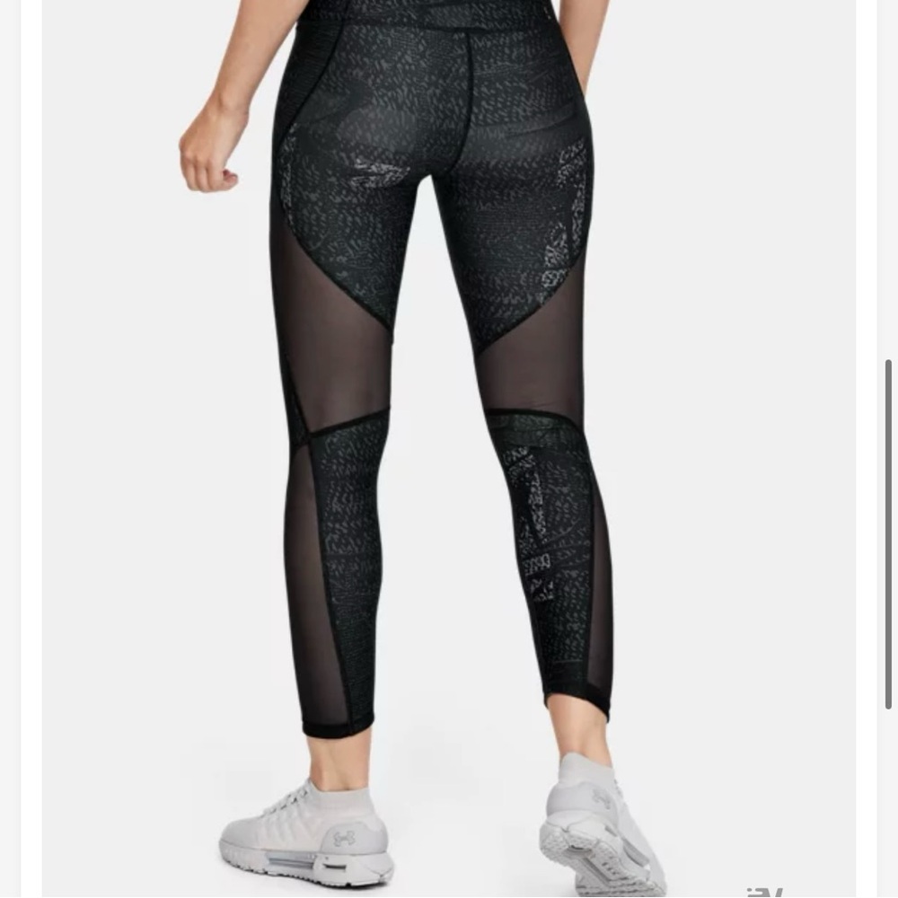 Under Armour Heat Gear Compression Mesh Leggings | S